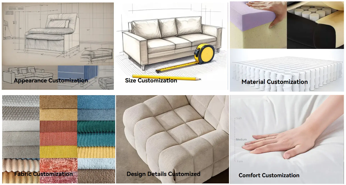 Compressed vs. Modular Sofas